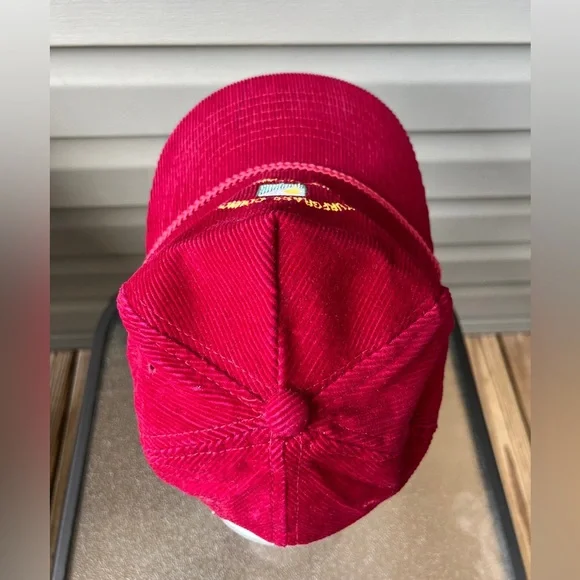 Vintage- Corduroy Embroidered Turfgrass  Council Of NC Golf Hat Cap - Picture 4 of 8